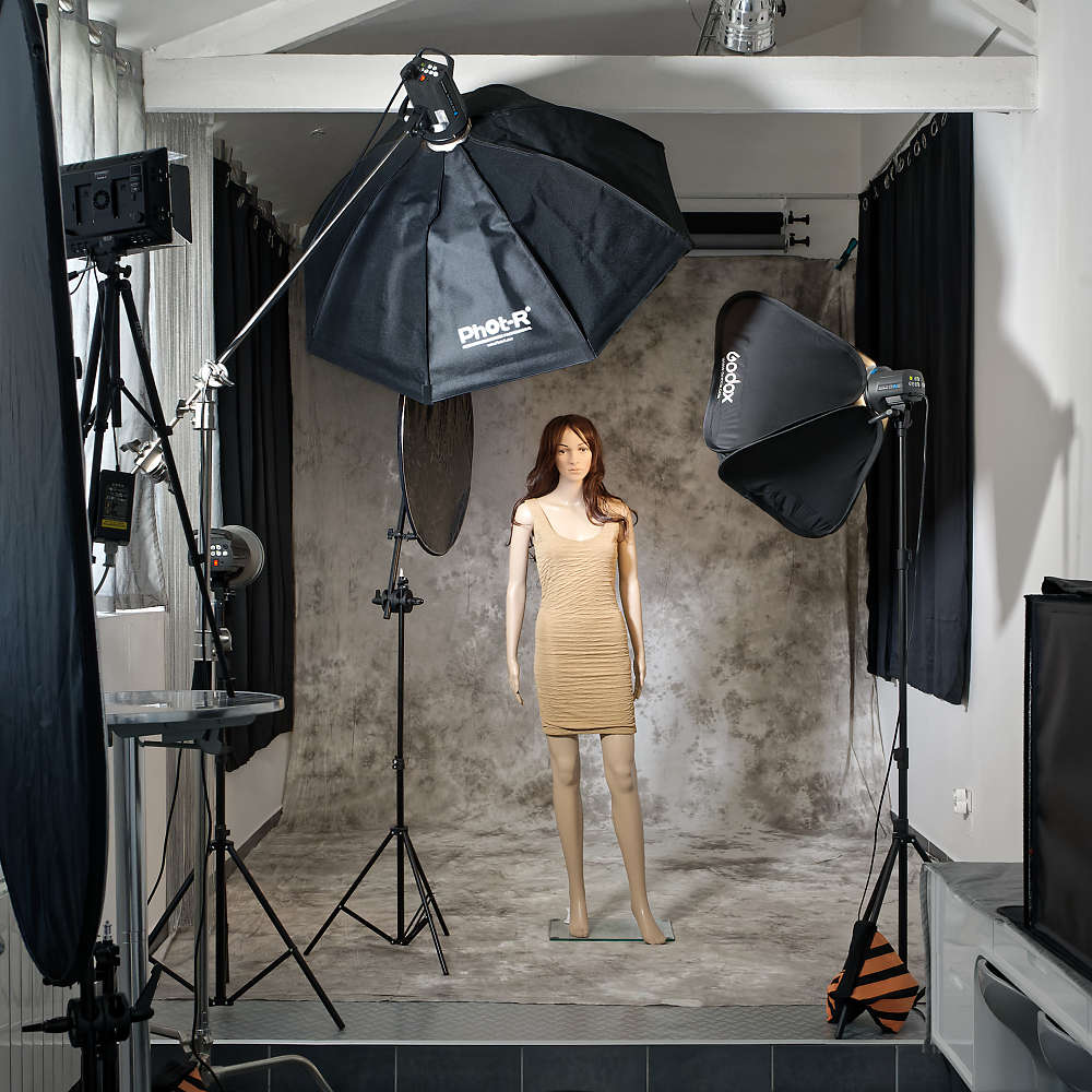 Intérieur de studio photo à louer à Lyon