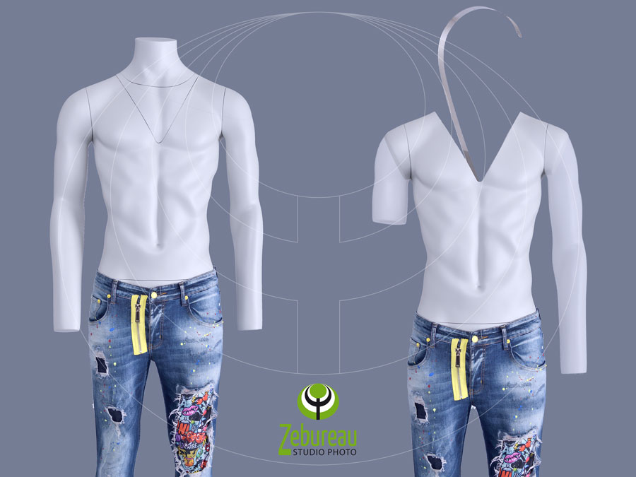 Mannequin easyshot dans différentes vue