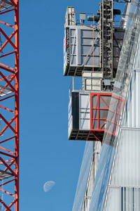 Chantier de construction immobilier Bouygues à la Part-Dieu
