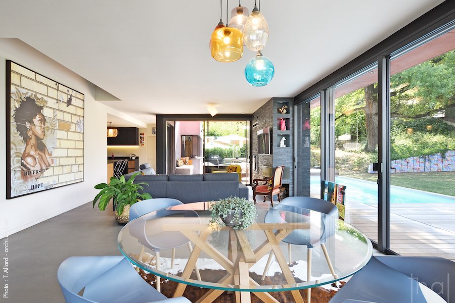 Photographie d'intérieur de maison d'architecte à Lyon