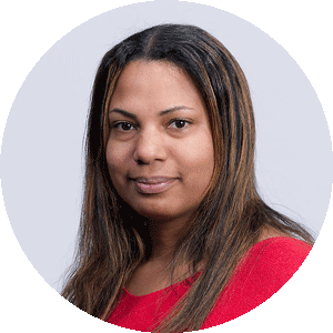 Portrait CV Linkedin féminin en couleur